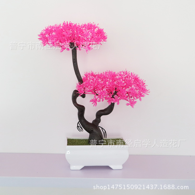Simulation potted plant simulation flower plastic plant bonsai fashion desktop decoration home small ornaments shooting props spot