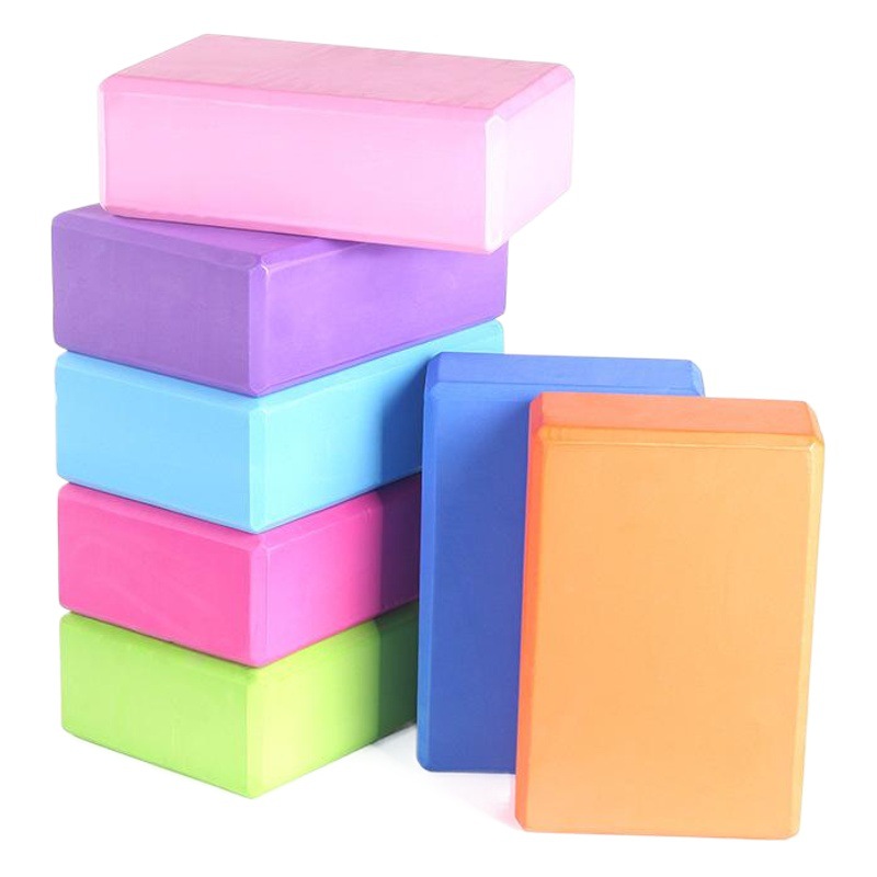 Picture of Cross-Border Eva Yoga Brick Manufacturer Direct Sales Dance Bricks Children's Fitness Stones River Crossing Bricks Single Color High Density Wholesale