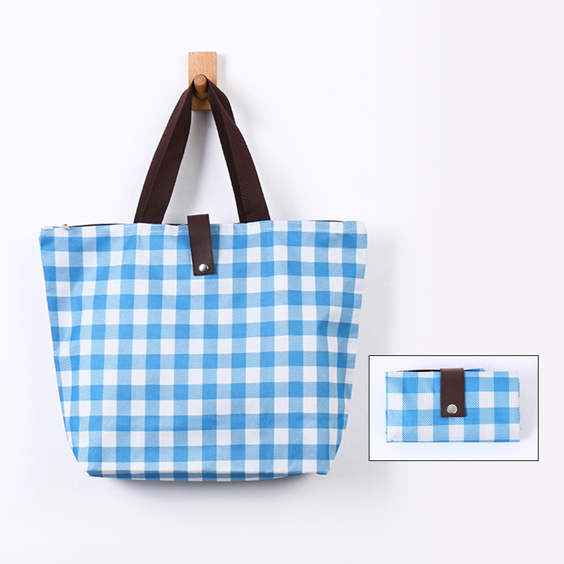 Picture of Oxford Cloth Foldableing Shopping Bag Satchel Shopping Bag Satchel Advertising Environmentally Friendly Foldableable Grocery Shopping Bag Customization