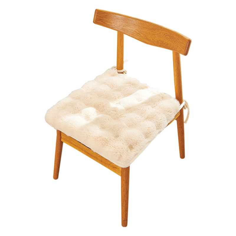 Carefully Selected Rabbit Plush Warm Cushions, Winter Chair Cushions, Office Butt Cushions, Dining Chairs, Stool Cushions, Butt Seat Cushions, Chair Cushions