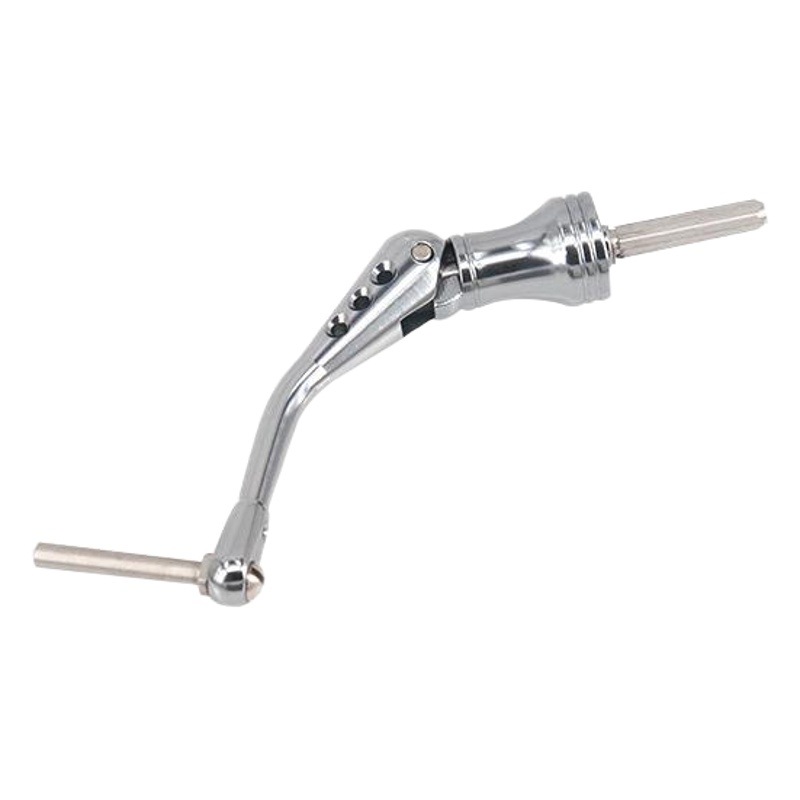 Fishing accessories fishing wheel modification S brand four-angle rod shaft modification rocker stainless steel CNC metal rocker fishing gear accessories