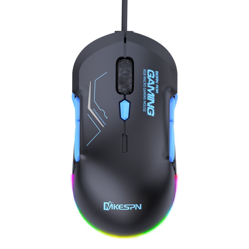 Picture of 12800Dpi Symmetrical 10 Keys on the Left and Right Hand Rgb Macro Definition Gaming Wired Mouse Starting from One Piece