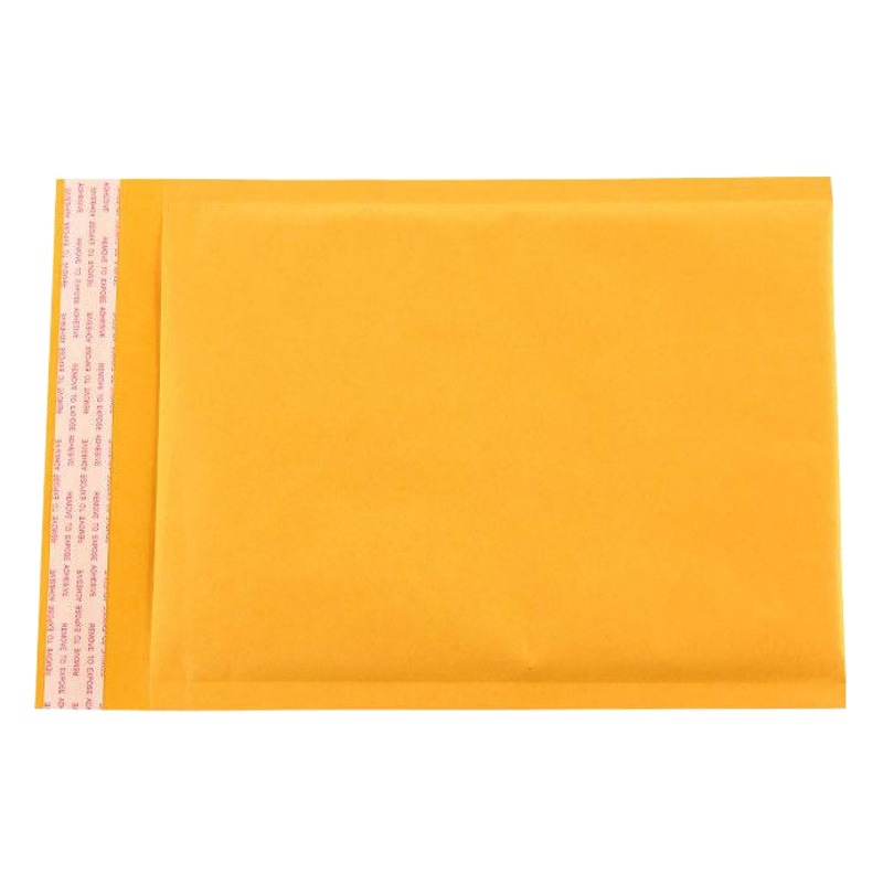 Yellow Kraft Paper Bubble Bag Thickened Waterproof Express Bag Clothing Packaging Bag Shockproof Logistics Envelope Bubble Bag