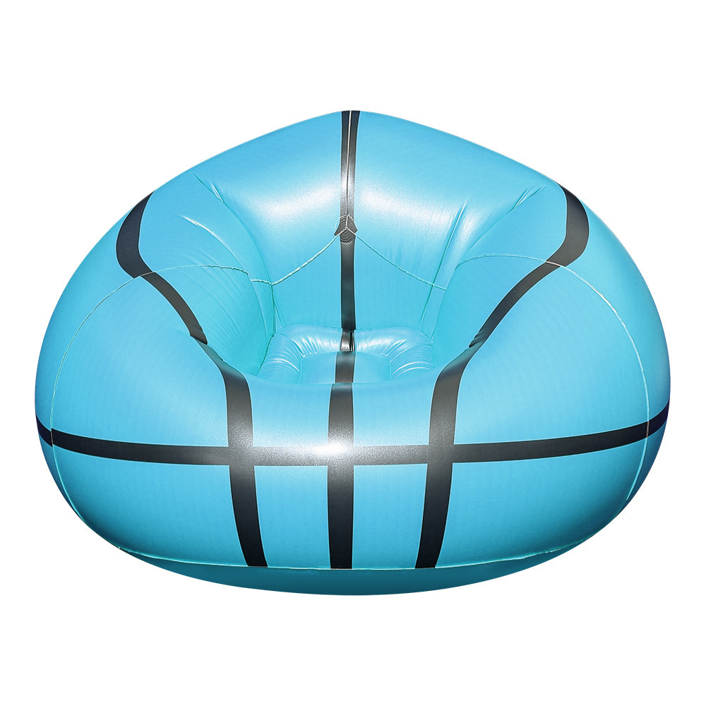 Picture of Cross-border explosions inflatable lazy sofa spherical inflatable sofa pvc flocking football sofa inflatable bean bag sofa