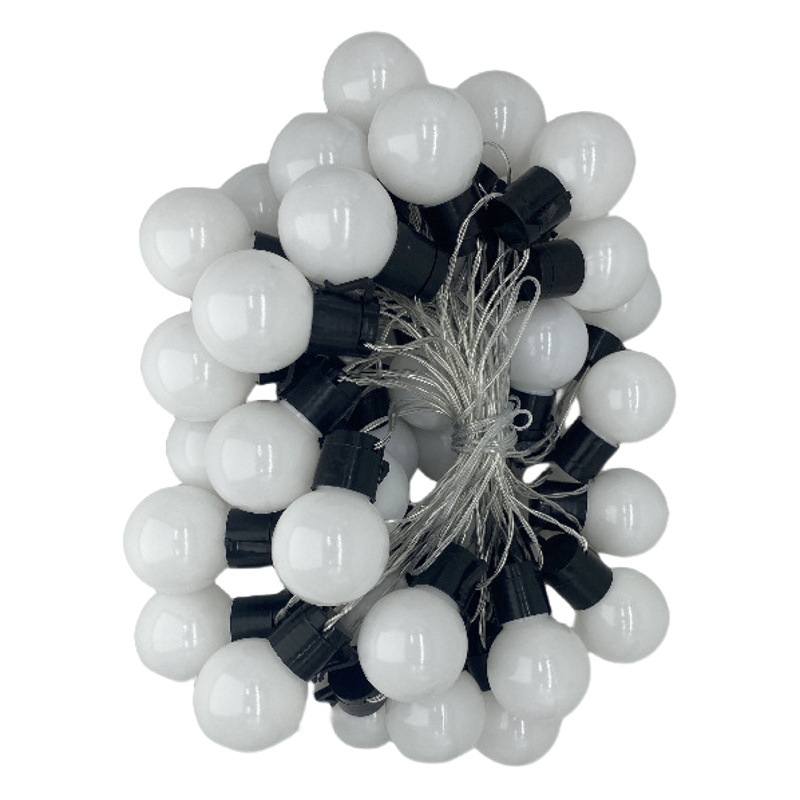 Camping Atmosphere Light String Led Solar G40 Eaves Light USB Stall Fairy Light String Round Bulb Planet Shape