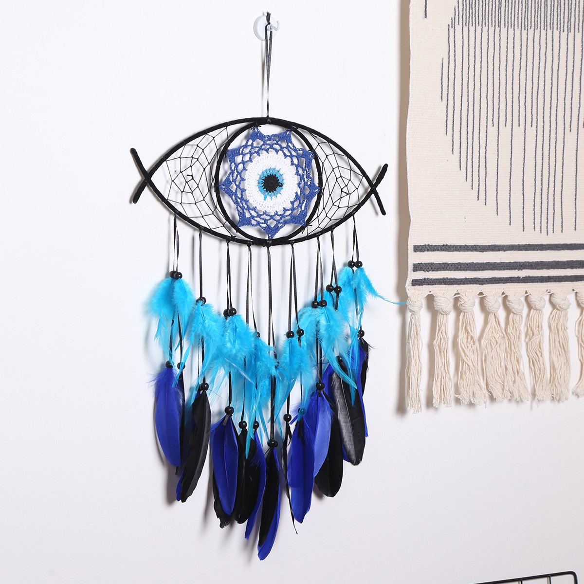 Picture of Devil's Eye dream catcher holiday gift home decoration wall hanging bedroom bedside wall decoration pendant dream catcher