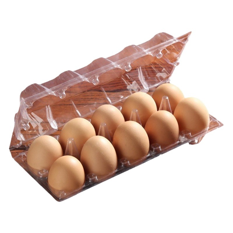 Spot PET10 thick egg tray plastic egg tray transparent blister packaging box egg tray manufacturers wholesale