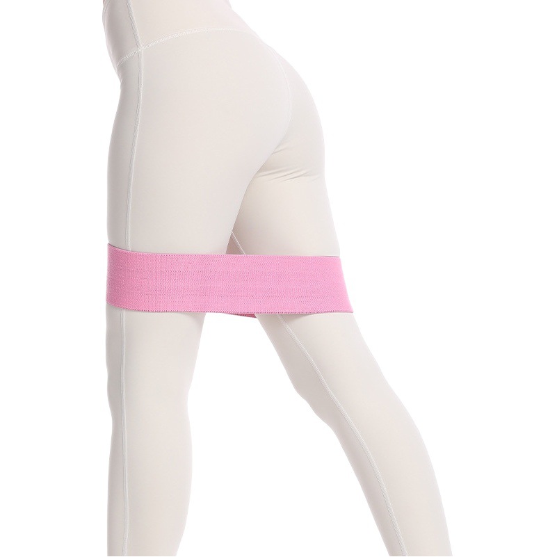 Women's Peach Butt Hip Training Knitted Elastic Beauty Hip Circle Yoga Exercise Fitness Resistance Band Stretching