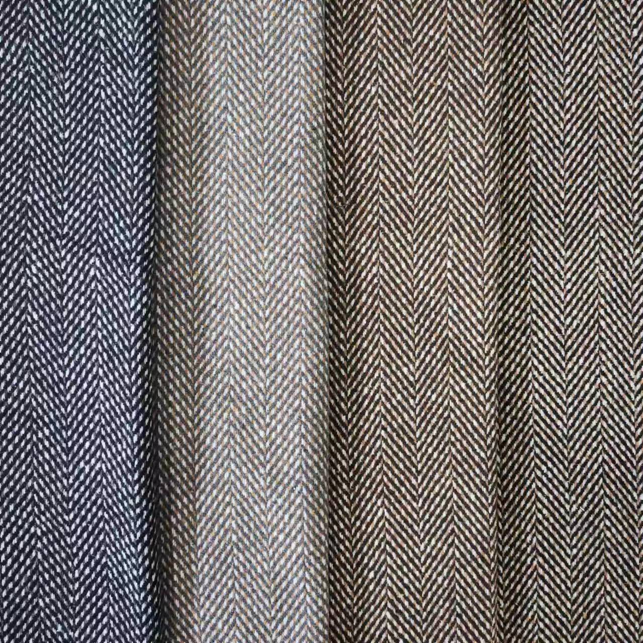 Picture of Shaoxing factory in stock autumn and winter herringstone overcoat suit fashion shoes and hats luggage herringstone woolen fabric