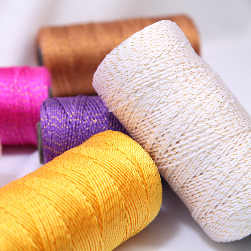 Picture of Knitting Summer Hat Thread Hook Wrapped Thread Hook Seat Cushion Doll Thread Manufacturer Wholesale Strand Thread Polypropylene Wholesale