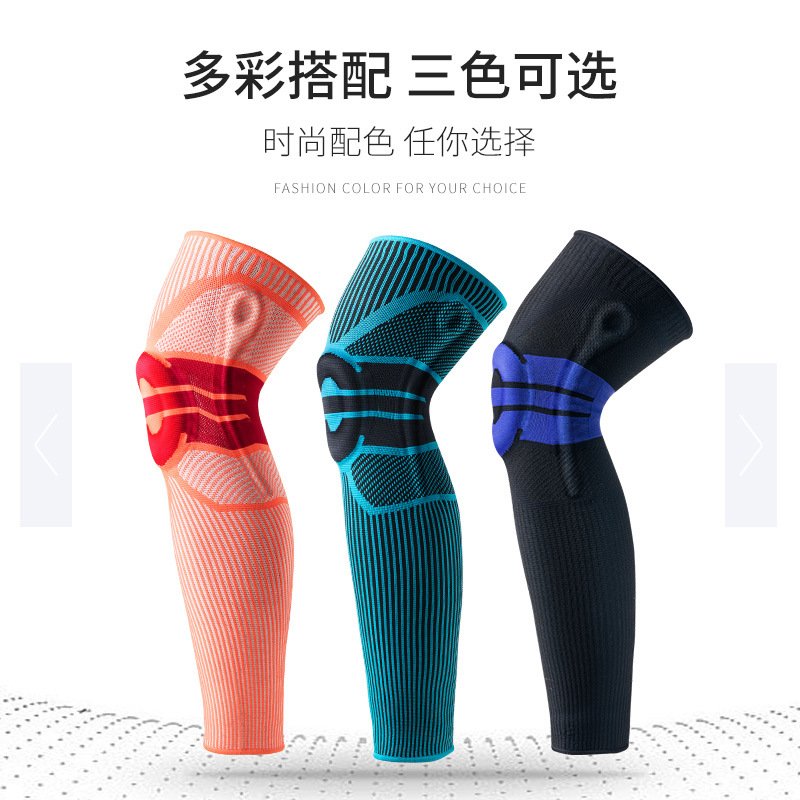 Picture of Sports Knee Cover Long Warm Compression Leg Cover Basketball Football Mountaineering Honeycomb Anti-collision Meniscus Patella Protector