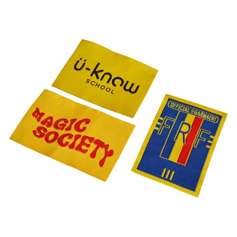 Clothing weaving Mark collar mark high density weaving Mark Mark size Mark cloth sticker bag label logo trademark accessories