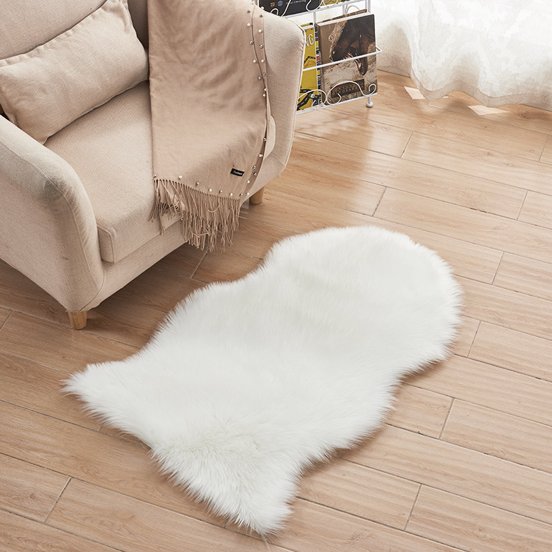 Picture of Modern Simple Machine Washable Living Room Entrance Carpet Balcony Study Bedroom Bedside Mat Machine Washable Solid Color Foot Mat