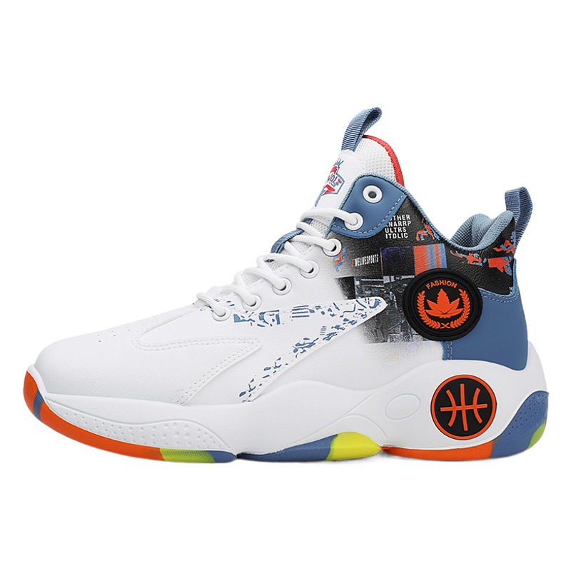 Men's Basketball Shoes Spring and Summer New Men's Trendy Sports Shoes Thick Sole Sports Students Running Shoes Youth Casual Shoes