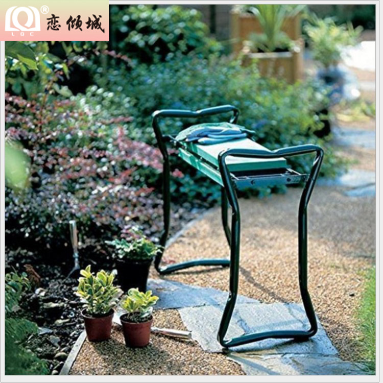 Garden Kneeling Stool Foldableable Sit and Kneeling Dual-Use Gardening Kneeling Chair Garden Kneeler Folding Chair