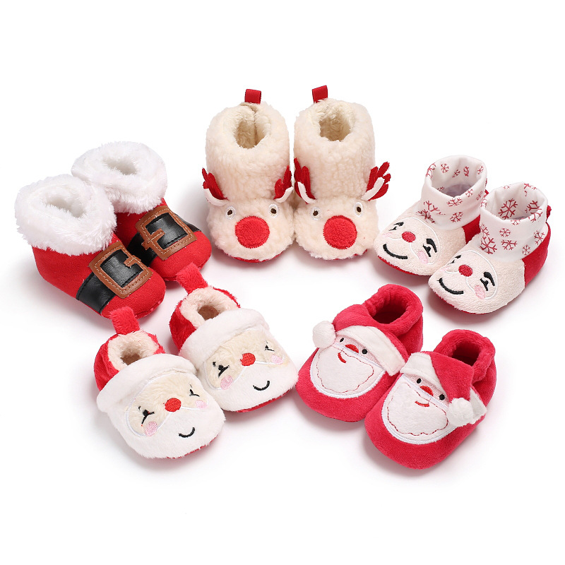 Christmas baby shoes baby shoes soft sole shoes baby shoes one-piece delivery