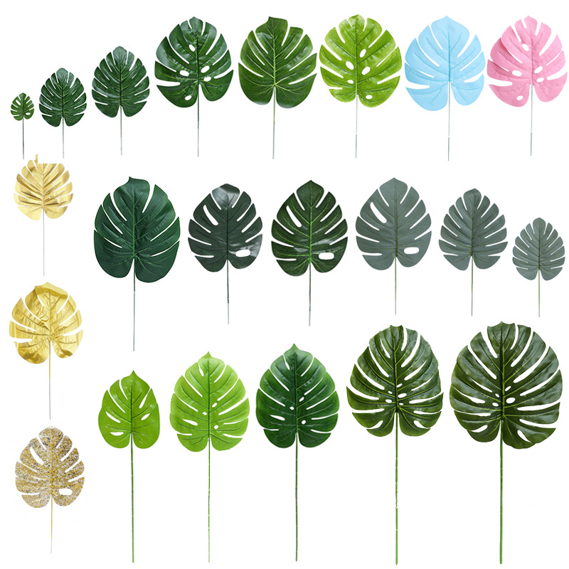 Artificial Turtle Leaf Cross-border Supply Simulation Plant Home Furnishing Decoration Artificial Green Wall Decoration Simulation Turtle Bamboo