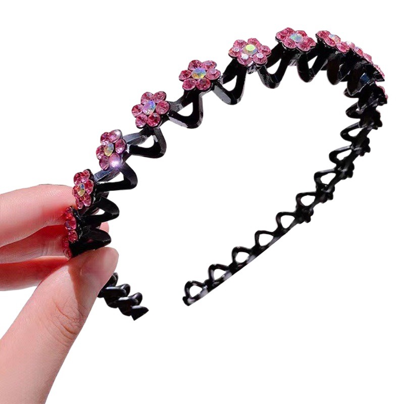 Pearl Rhinestone Headband for Women, Simple Retro Headband, Female Hairpin, Korean Internet Celebrity Elegant, Fairy Forest Style Super Fairy Headwear
