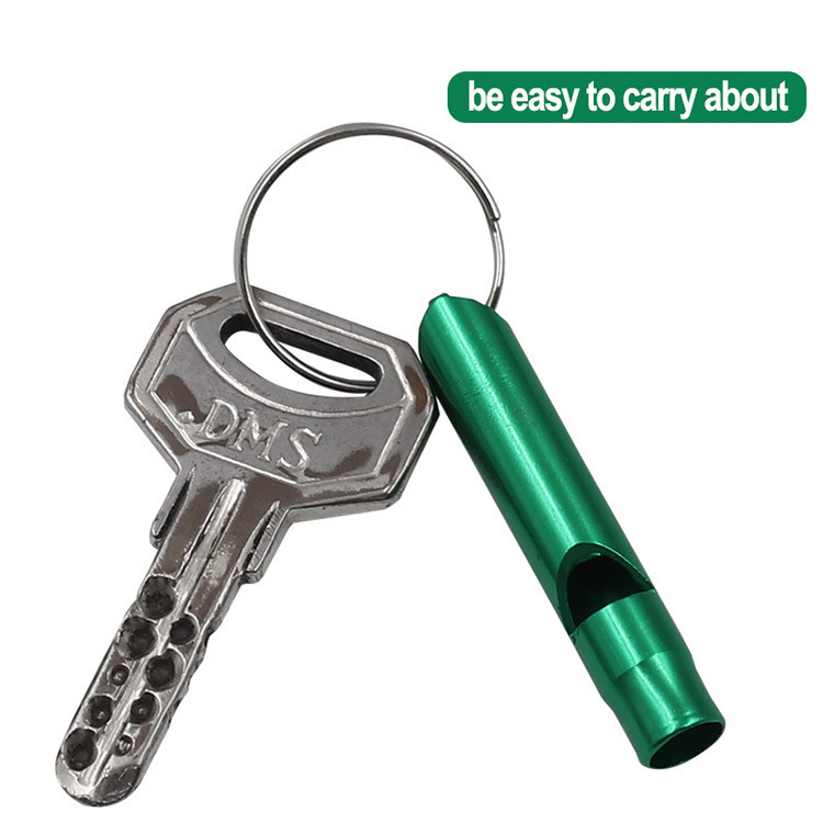 Picture of Aluminum alloy big small size whistle field survival whistle outdoor activities training whistle survival whistle metal whistle