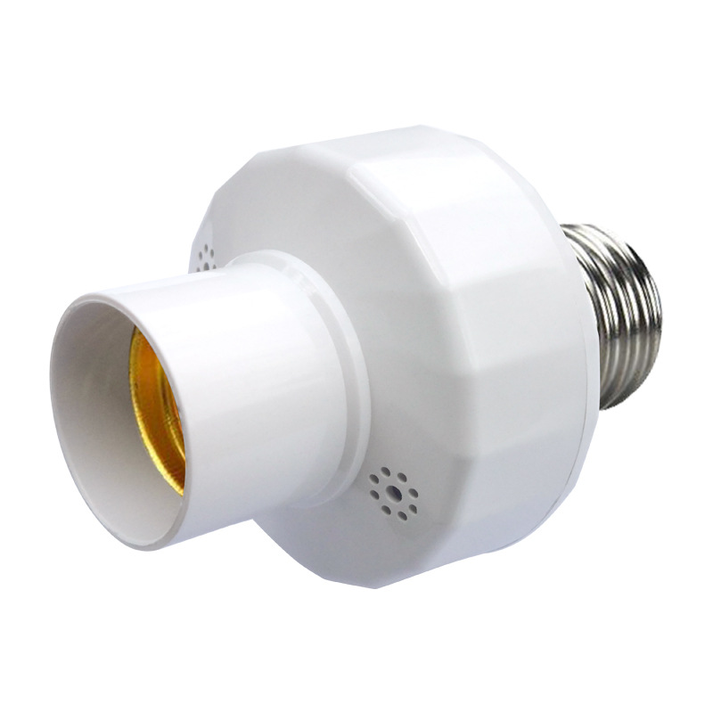Picture of Ming-installed infrared human body induction switch lamp holder corridor E27 screw lamp holder will light up adjustable led lamp holder