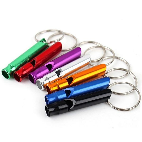 Picture of Small Whistle Outdoor Survival Whistle Loud Sound Outdoor Training High-Pitched Life-Saving Whistle High Decibel Distress Call Stainless Steel Whistle