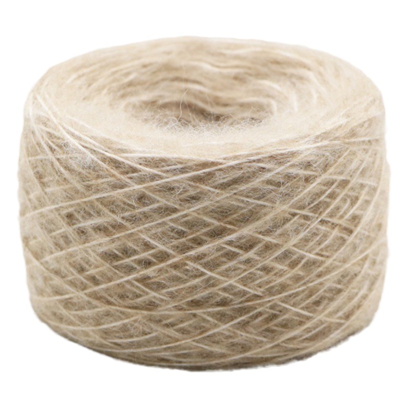 6 Pct Acrylic Wool Ali Velvet Soft Fluffy Blended Sprayed Wool Yarn Nylon Polyester Diy Machine Woven Fancy Yarn