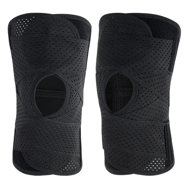 Japanese Thin Silicone Six Generation Knee Pad Adjusting Running Mountaineering Joint Fixation Support Meniscus Patella Band