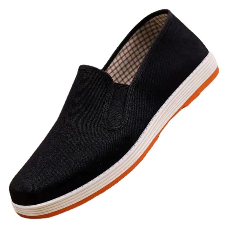 3584 old Beijing cloth shoes men's breathable casual lightweight slip-on genuine goods Wormwood cloth shoes walking Health shoes