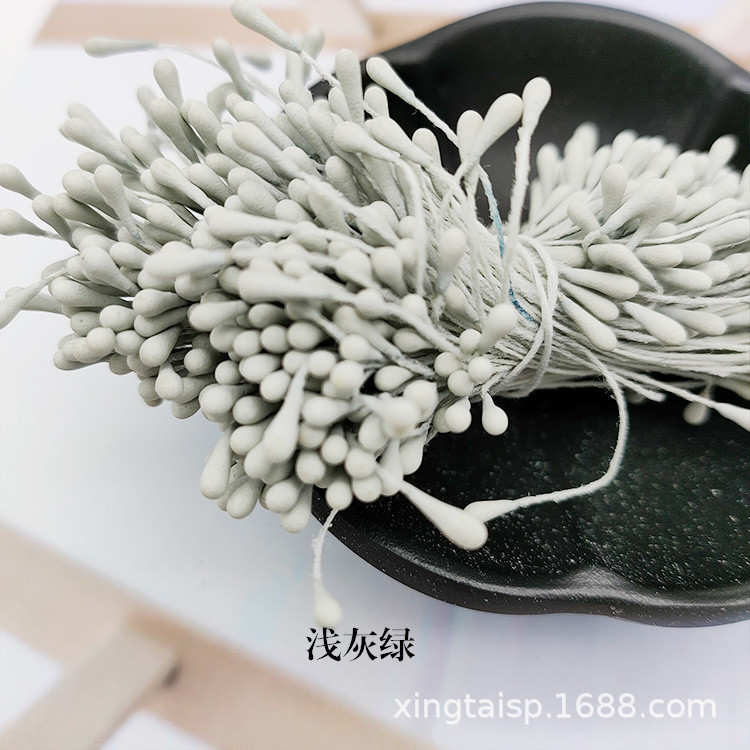 Picture of Wholesale Korean Style Handmade DIY Hair Accessories High Simulation Flower Stamens Material 2mm Matte Round Match Head Flower Heart Flower Stamens