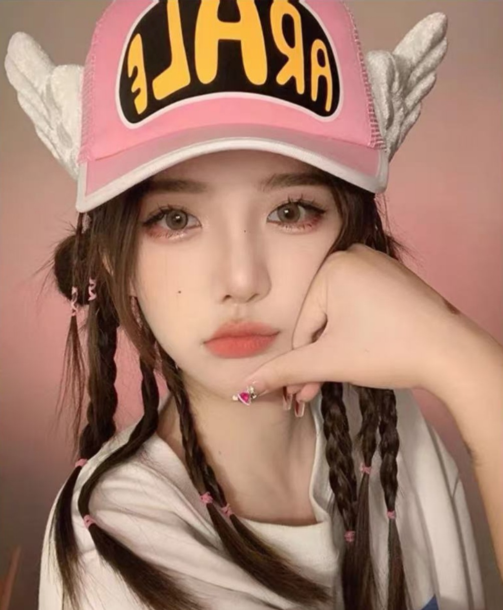 Picture of Korean-style Alalei Wings Baseball Cap Angel Cap Super Cute TikTok Same Style Adult Baseball Cap Outdoor Wings
