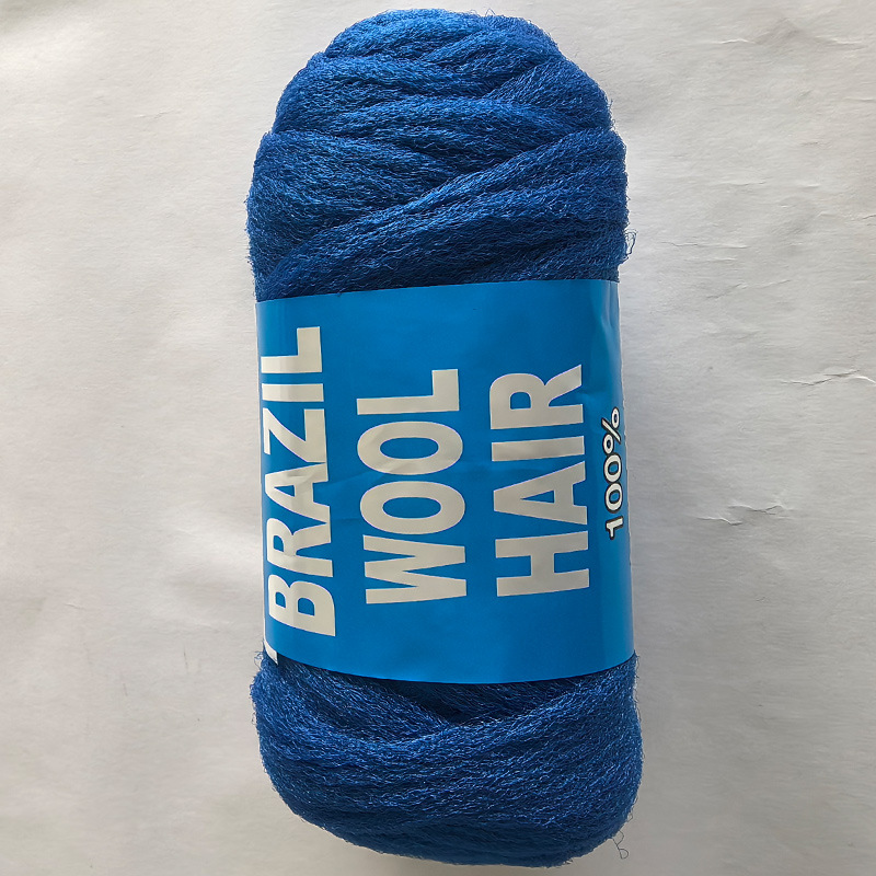 Picture of Brazil wool hair African Wig Line Dirty Braid Hair Silk Dirty Braid Silk Large Braid Super Light Hair Silk