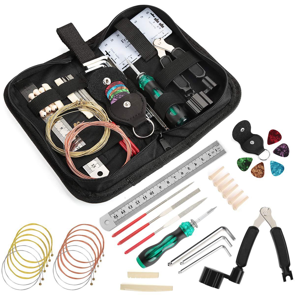 Picture of Guitar Repair Tool Set Guitar String Changing Tool Guitar String Guitar Solid String Cone Set