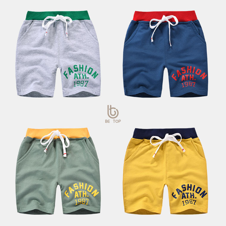 2025 New Summer Kidsren's Shorts, Korean Style Sports Pants, 5-Point Pants, Boys and Girls, One Piece Drop Shipping