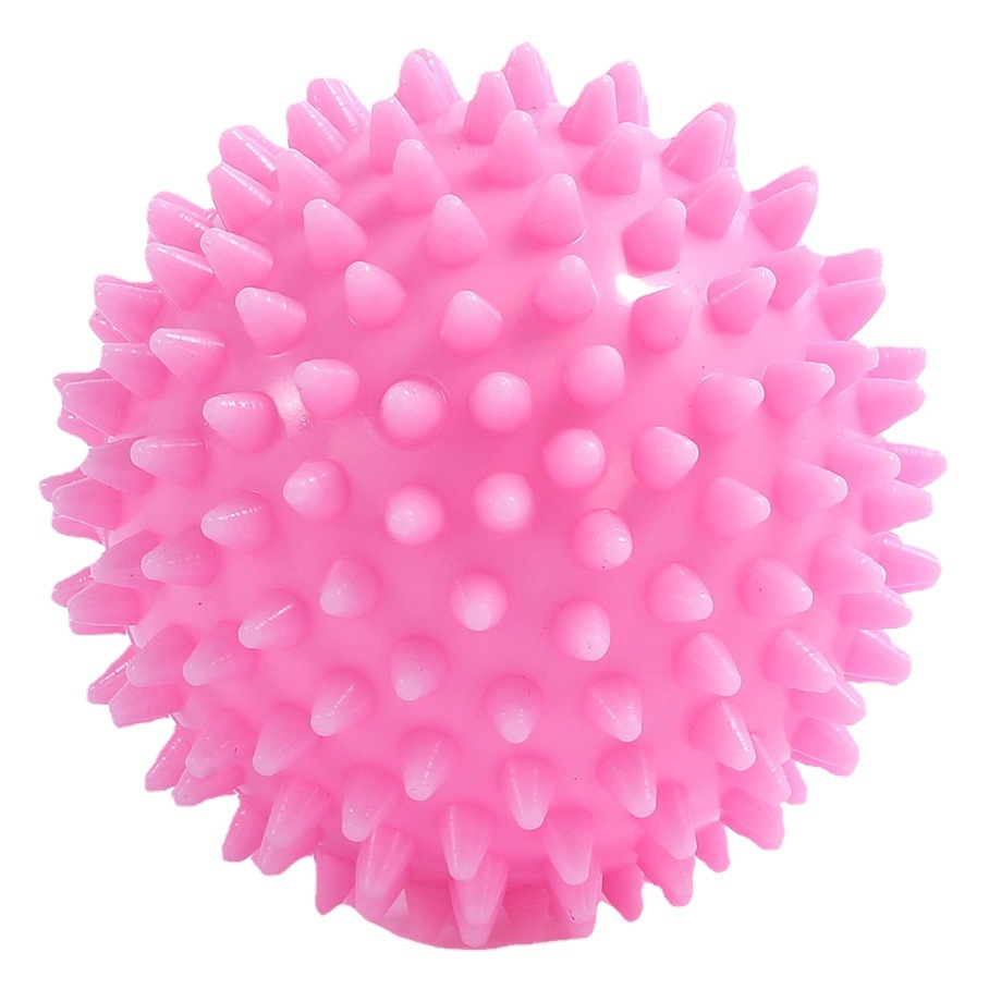 Massage Yoga Ball Fascia Wholesale Hedgehog Home Sports Fitness Pvc Peanut Ball Cross-Border Grip Non-Slip