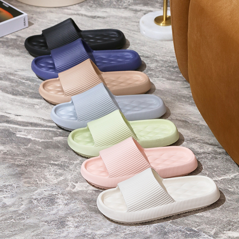 Cross-Border Temu Popular Thick-Soled Sandals and Slippers Factory Wholesale Massage Soft-Soled Home Indoor Slippers