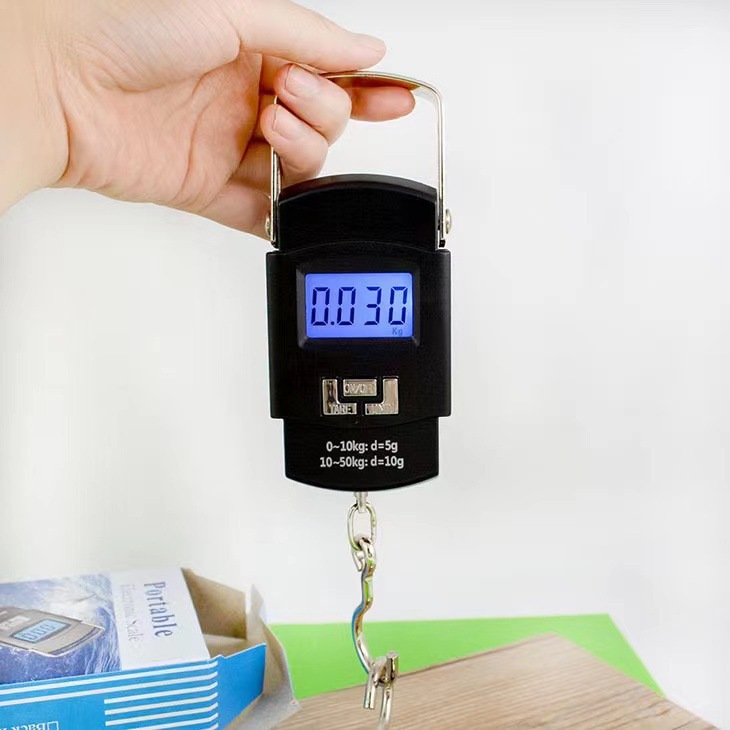 Picture of A08 electronic portable scale 50kg electronic scale Hook scale luggage scale cross-border foreign trade household wrapping scale portable Portable