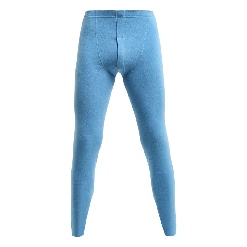 Autumn Trousers Men's Warm Pants fleece-lined Thickened Inner Wearing Cotton Wool Pants Spring and Autumn Line Pants Underpants Boys Leggings Autumn and Winter