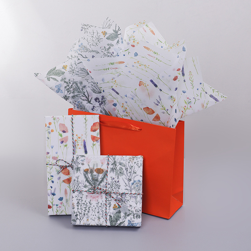 Picture of 17g Sydney paper flowers and plants printing 50X35CM flower copy paper flower gift wrapping paper