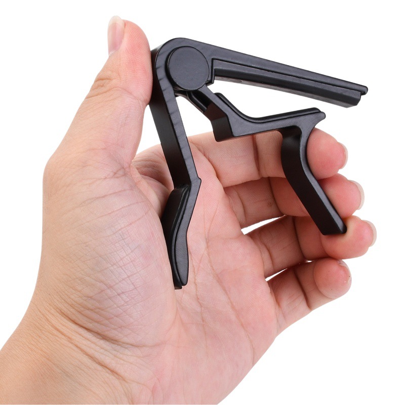 2 Pack Folk/Electric Guitar Vario Aluminum Alloy Wood Grain Vario +5 Paddles Guitar Capo