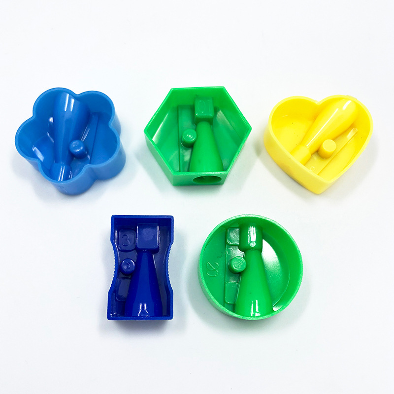 Picture of Mini Single Hole Multi-Color Small Pencil Sharpener Small Pencil Sharpener for Kidsren Primary School Students Pencil Sharpener Manual Plastic Pencil Sharpener