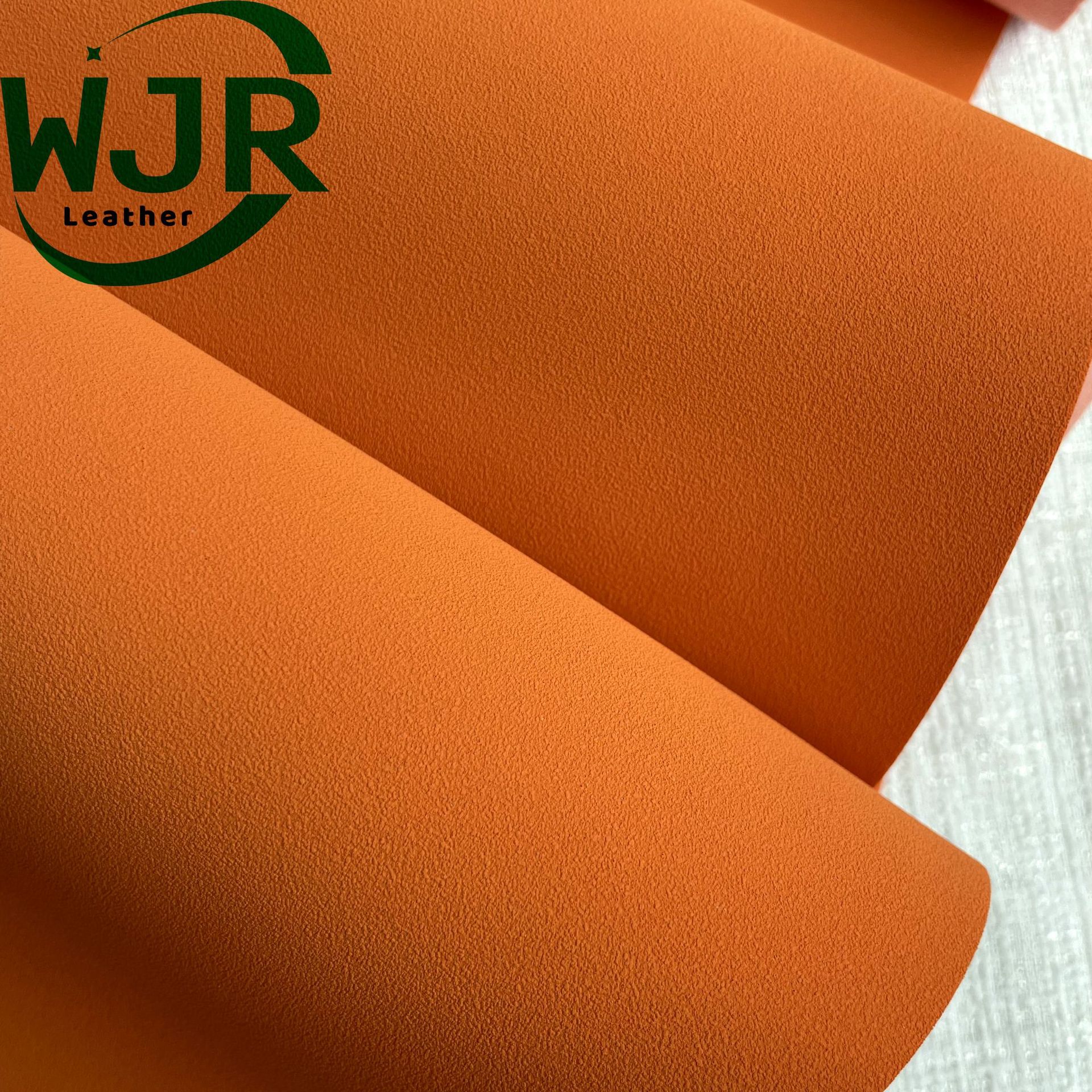 Environmental protection waterproof release suede back coating bottom imitation microfiber PU thick sheep bar luggage and packaging furniture high stripping shoe material PU