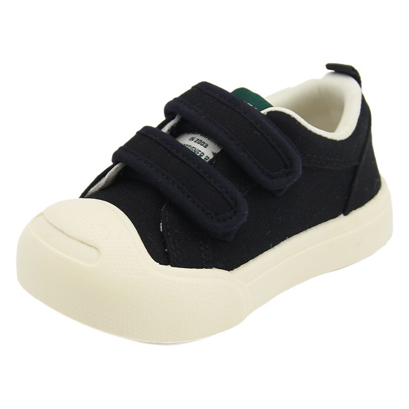Ts Open Smiling Children's Shoes Children's Canvas Shoes 2025 Spring Girls' Shoes Boys Baby Kindergarten Indoor Shoes