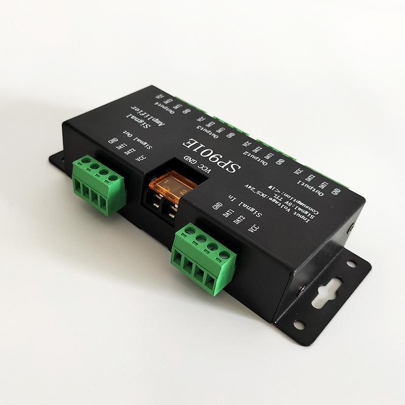Picture of SP901E Phantom Lights with SPI Amplifier Multi-Channel Flow Back-flow Racing Synchronous Full-color Signal Expansion Sub-control