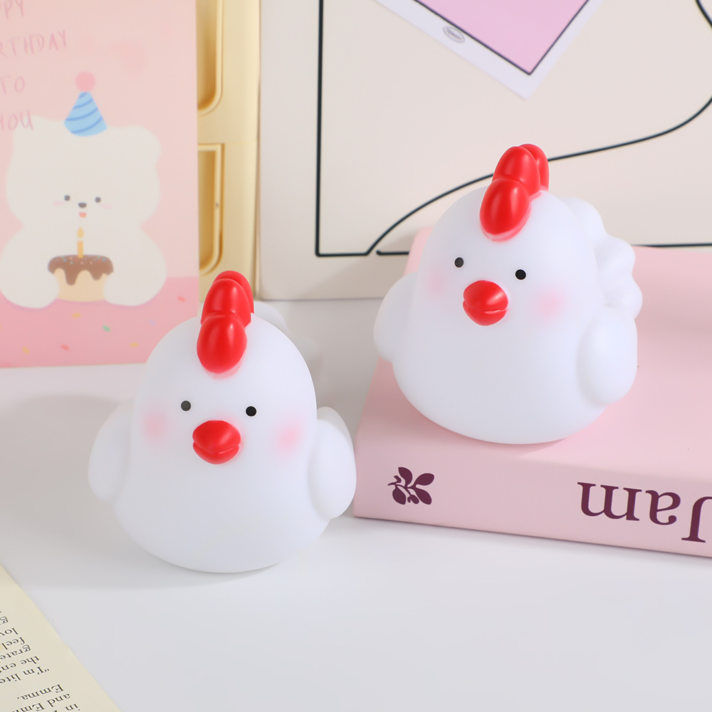 Picture of Creative Cartoon Chick Night Light Home Bedroom Bedside Sleep Night Light Dormitory Atmosphere Light Children's Luminous Toys