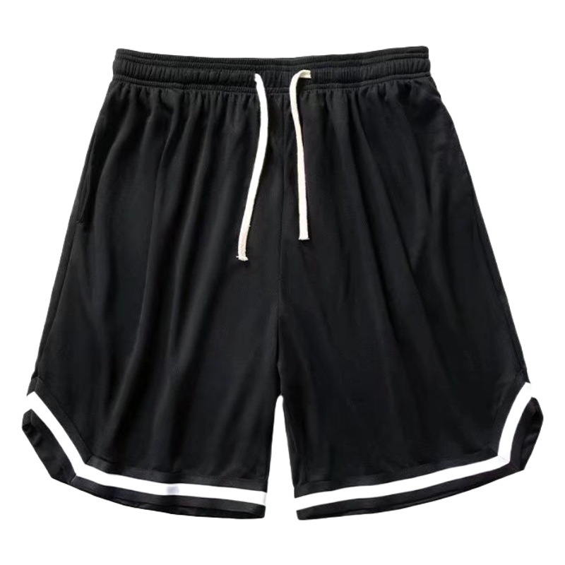 Basketball Shorts Men's Sports Loose Fashion Brand Boys Quick-drying American Men's Ice Silk Beach Fitness Shorts