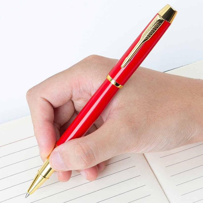 Picture of Wholesale Metal Signature Pen Gel Pen Printable LOGO Creative Business Black Pen Gift Ball Pen