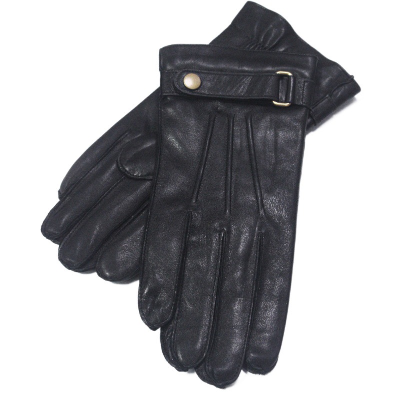 Genuine Leather Gloves Men and Women's Winter Touch Screen Warm Leather Gloves Imported Genuine Windproof Cashmere Lined Riding Gloves
