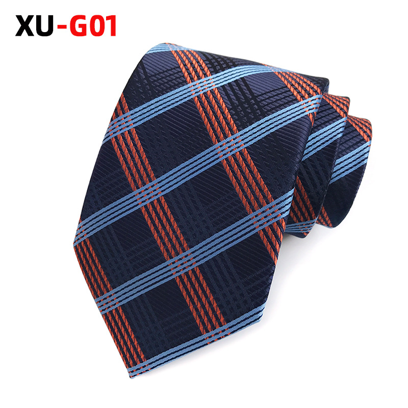 Picture of Factory Ready Supply 2025 New Polyester Jacquard Fashion Plaid Tie Formal Tie