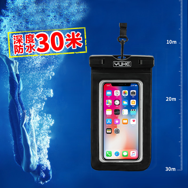 Picture of Waterproof Bag Diving Case Hot Spring Rafting Swimming Waterproof Phone Case Delivery Rider Phone Bag Kayak Outdoor