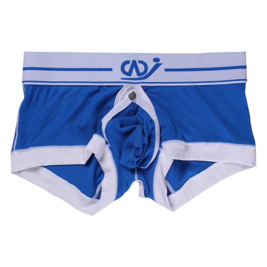 Men's Boxer Briefs, Sexy Underwear, Four-Corner Design, Open Crotch, U-Convex Pouch, Detachable, Breathable and Skin-Friendly